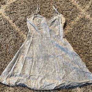 Forever 21 Light Gray Mini Dress